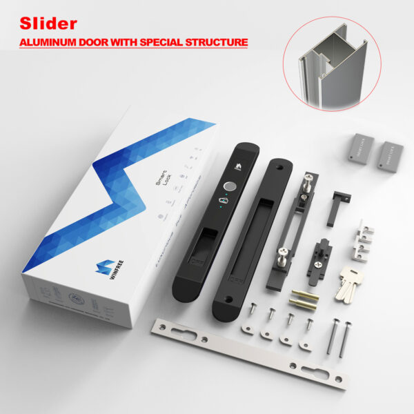 Khóa cửa trượt vân tay thông minh WINFREE HC-02Y-SJ - Special - Ảnh 11