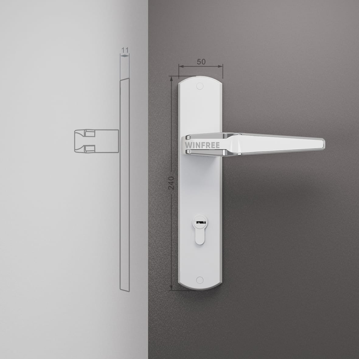 Khóa cửa tay gạt HC-331 - Ảnh 11