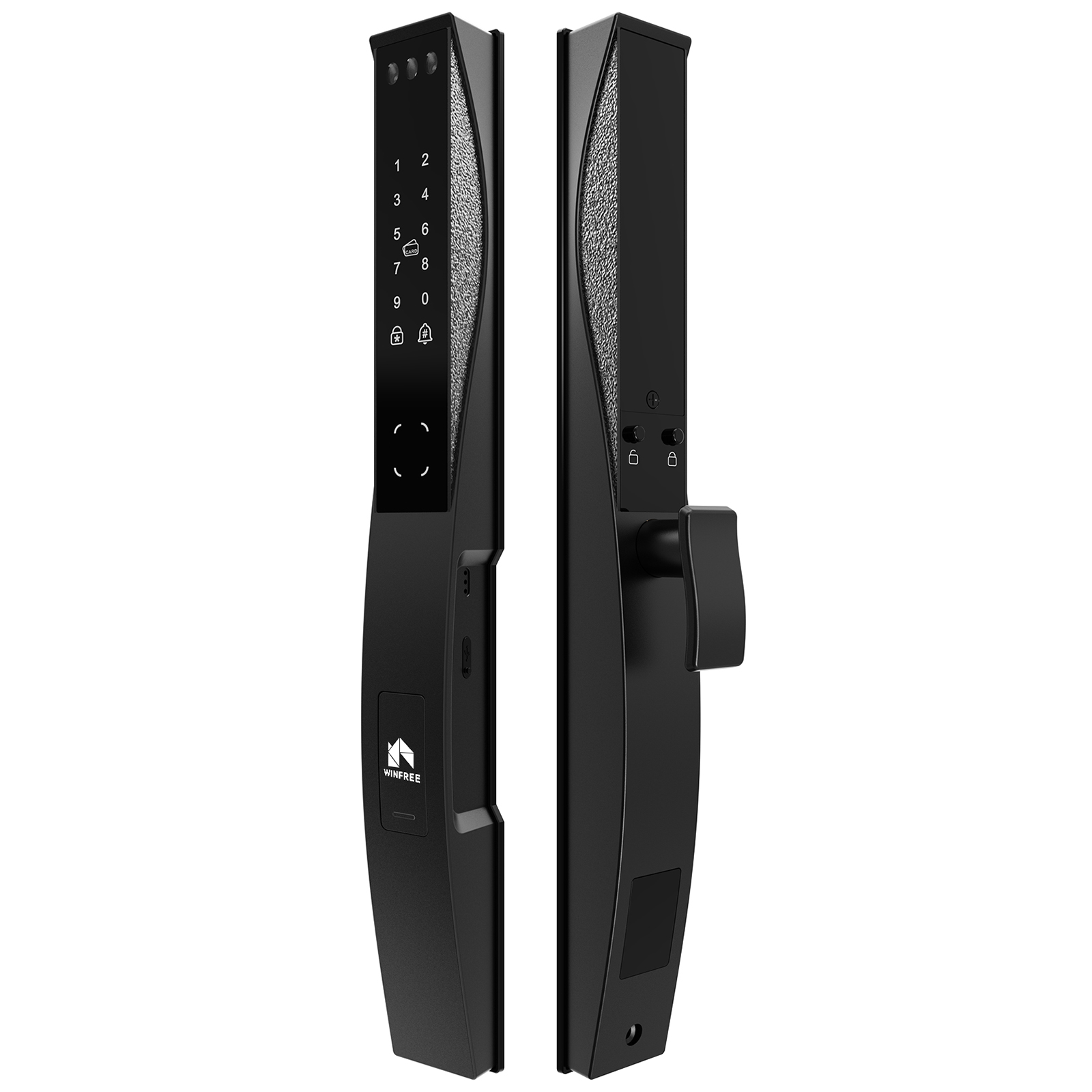 Khóa cửa vân tay thông minh tích hợp Face ID WINFREE W-X06 - Ảnh 4