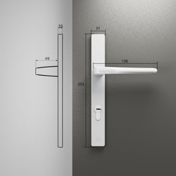 Khóa cửa tay gạt HC-107 - Ảnh 8