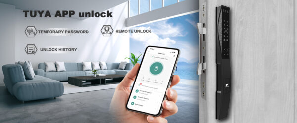 Khóa cửa vân tay thông minh tích hợp Face ID WINFREE W-X06 - Ảnh 10