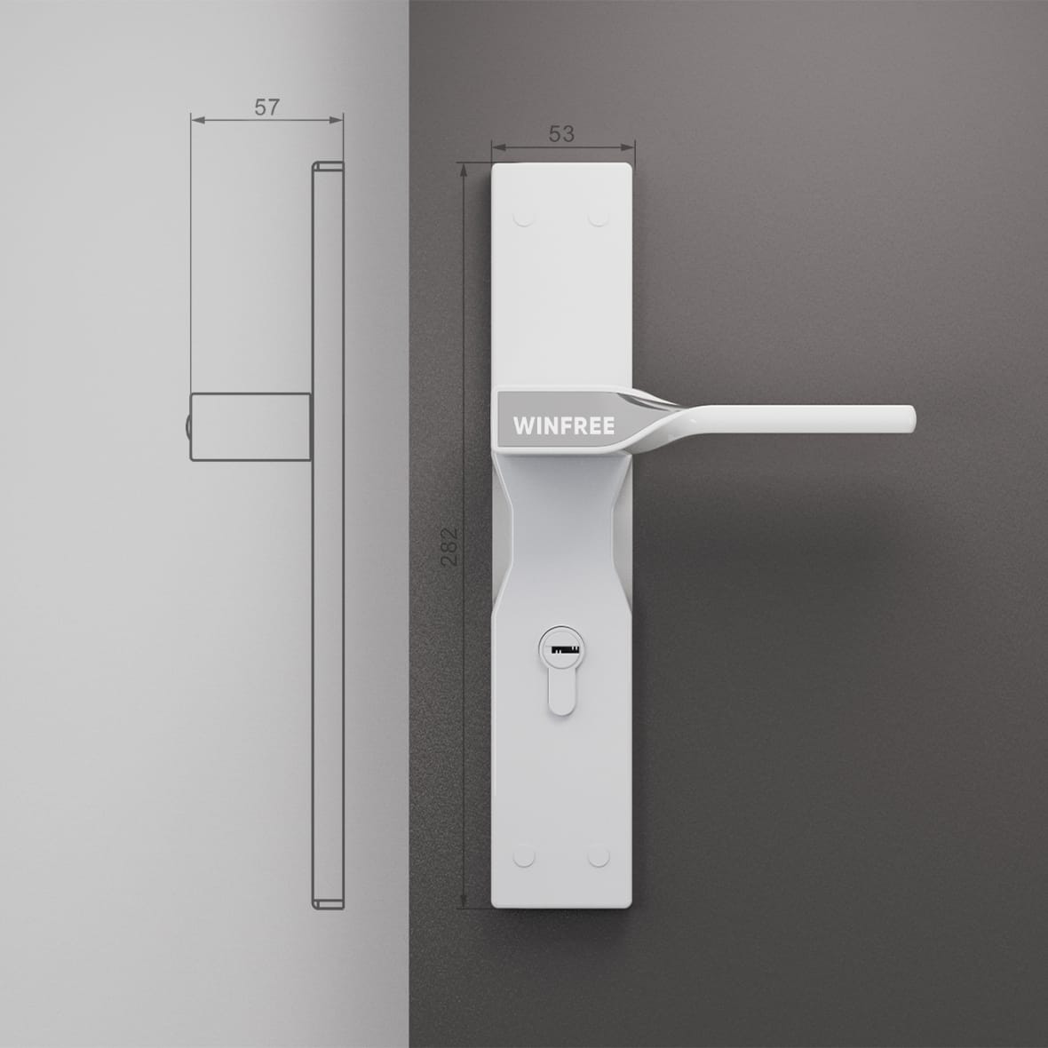 Khóa cửa tay gạt HC-314 - Ảnh 11