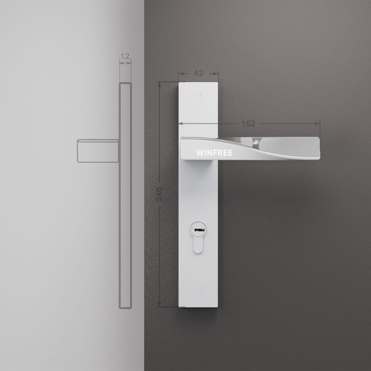 Khóa cửa tay gạt HC-316 - Ảnh 11