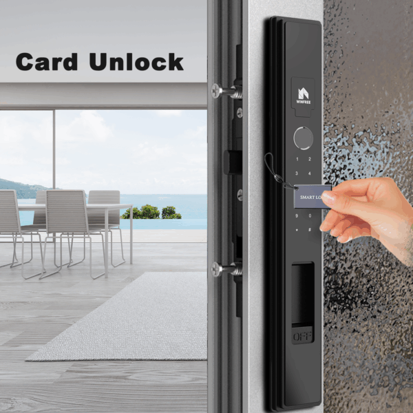 Khoá cửa trượt vân tay thông minh WINFREE HC-02T-Latch - Ảnh 10