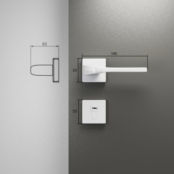 Khóa cửa tay gạt HC-104 - Ảnh 5