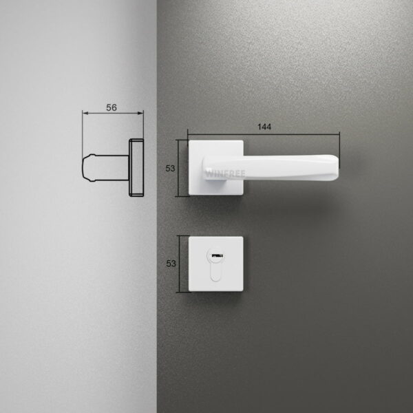 Khóa cửa tay gạt HC-105 - Ảnh 6
