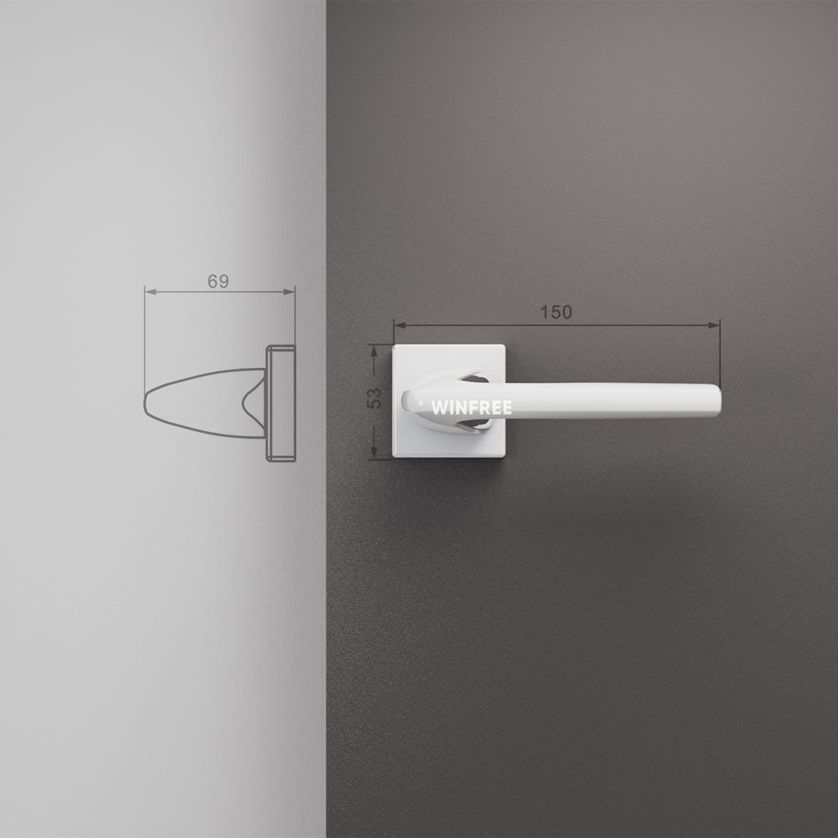 Khóa cửa tay gạt HC-315 - Ảnh 9