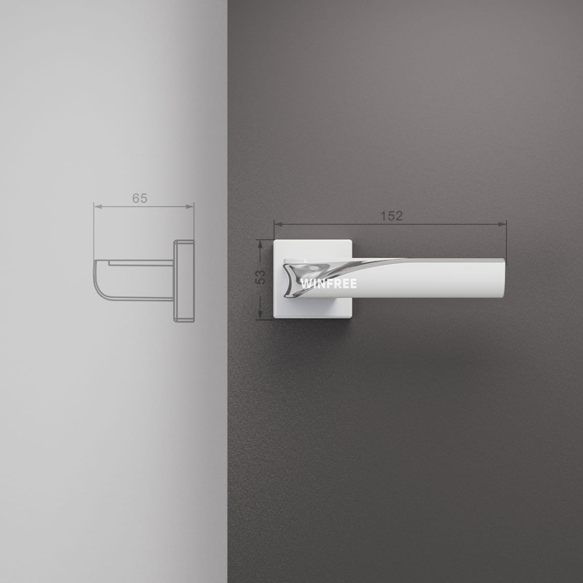 Khóa cửa tay gạt HC-317 - Ảnh 9