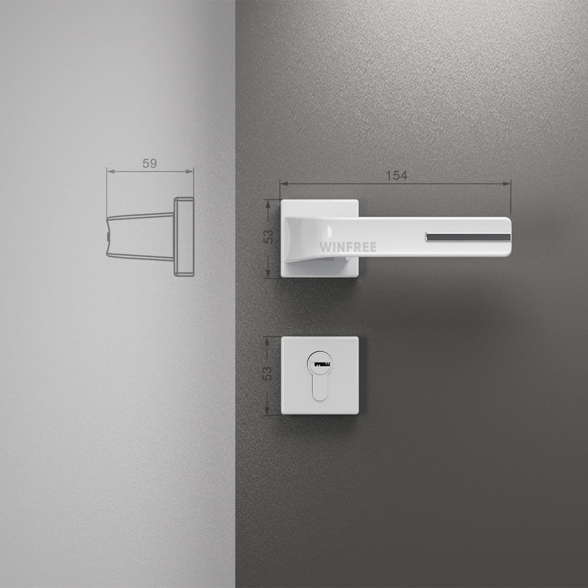 Khóa cửa tay gạt HC-320 - Ảnh 10