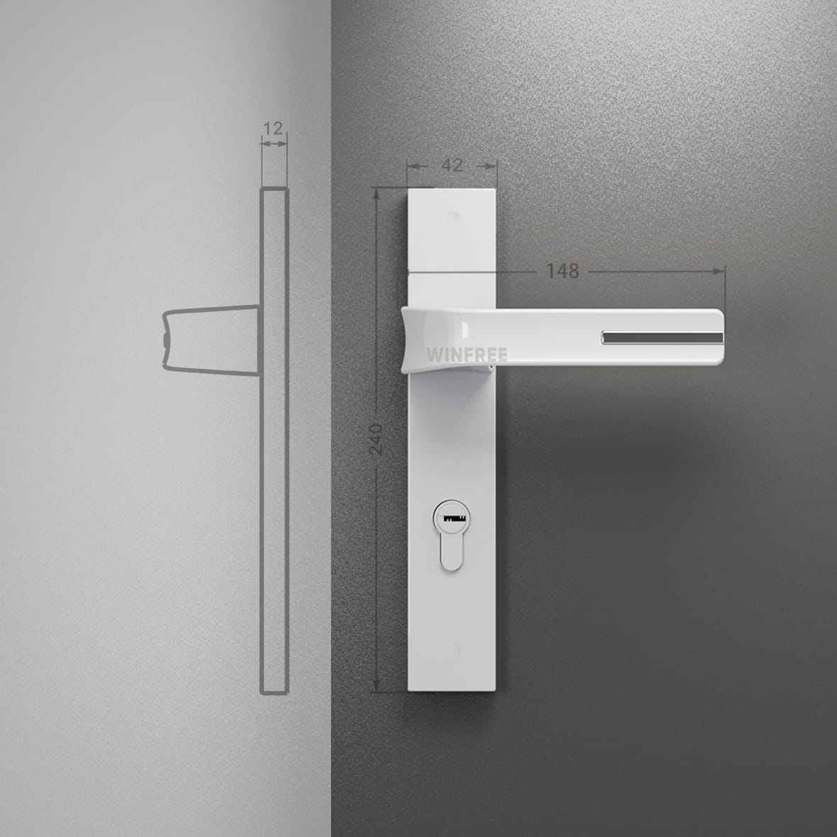 Khóa cửa tay gạt HC-320 - Ảnh 11