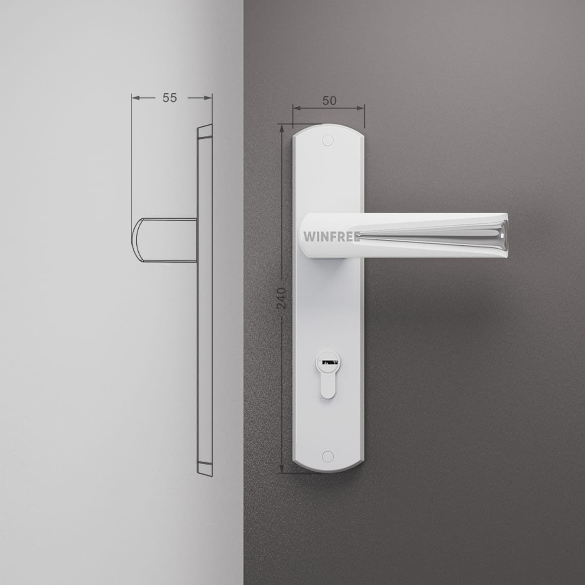 Khóa cửa tay gạt HC-326 - Ảnh 11