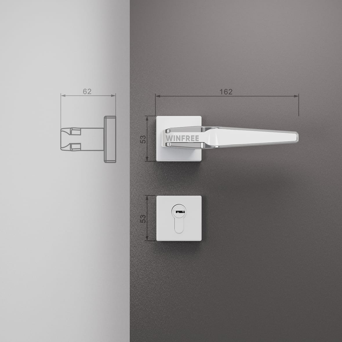 Khóa cửa tay gạt HC-331 - Ảnh 10