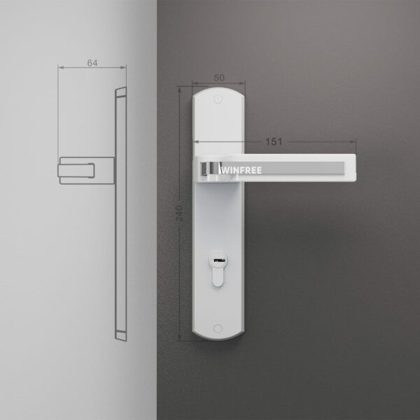 Khóa cửa tay gạt HC-312 - Ảnh 11