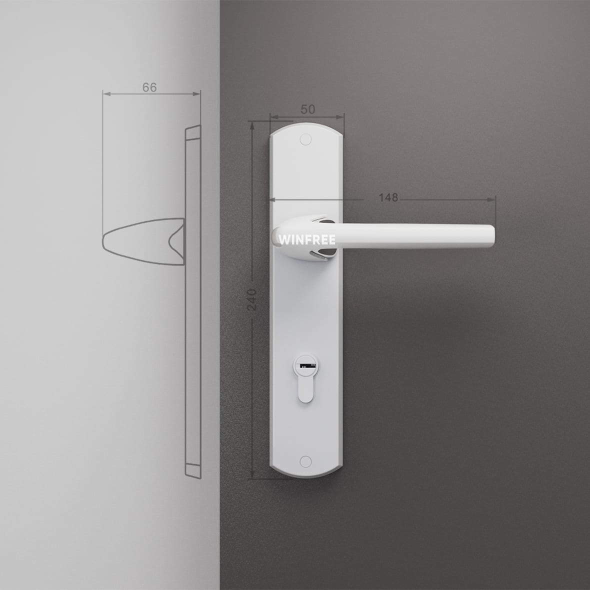 Khóa cửa tay gạt HC-315 - Ảnh 11