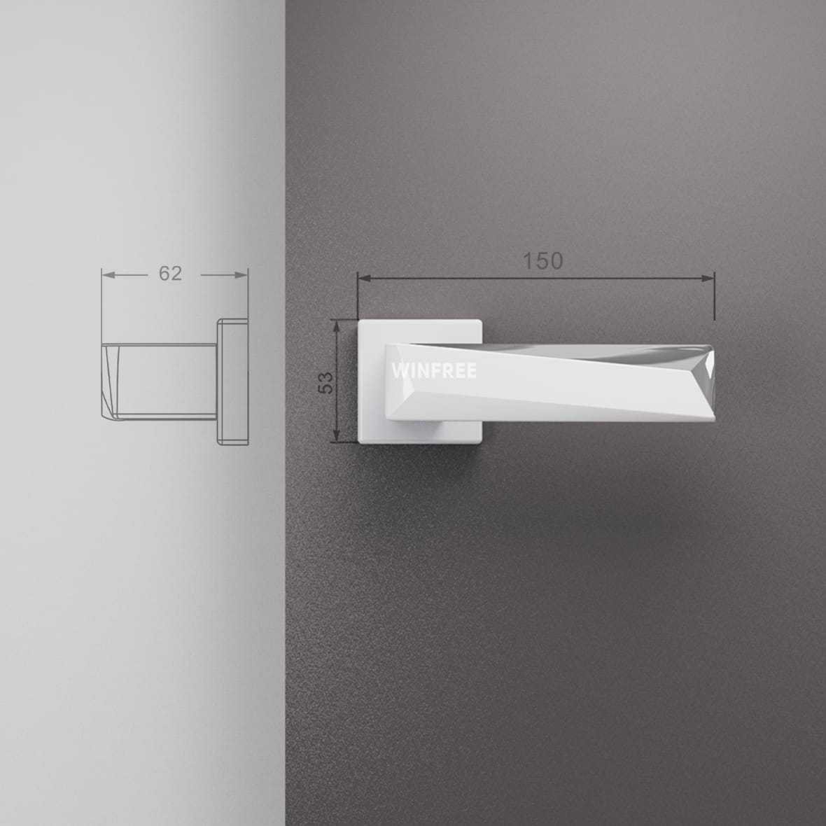 Khóa cửa tay gạt HC-336 - Ảnh 9