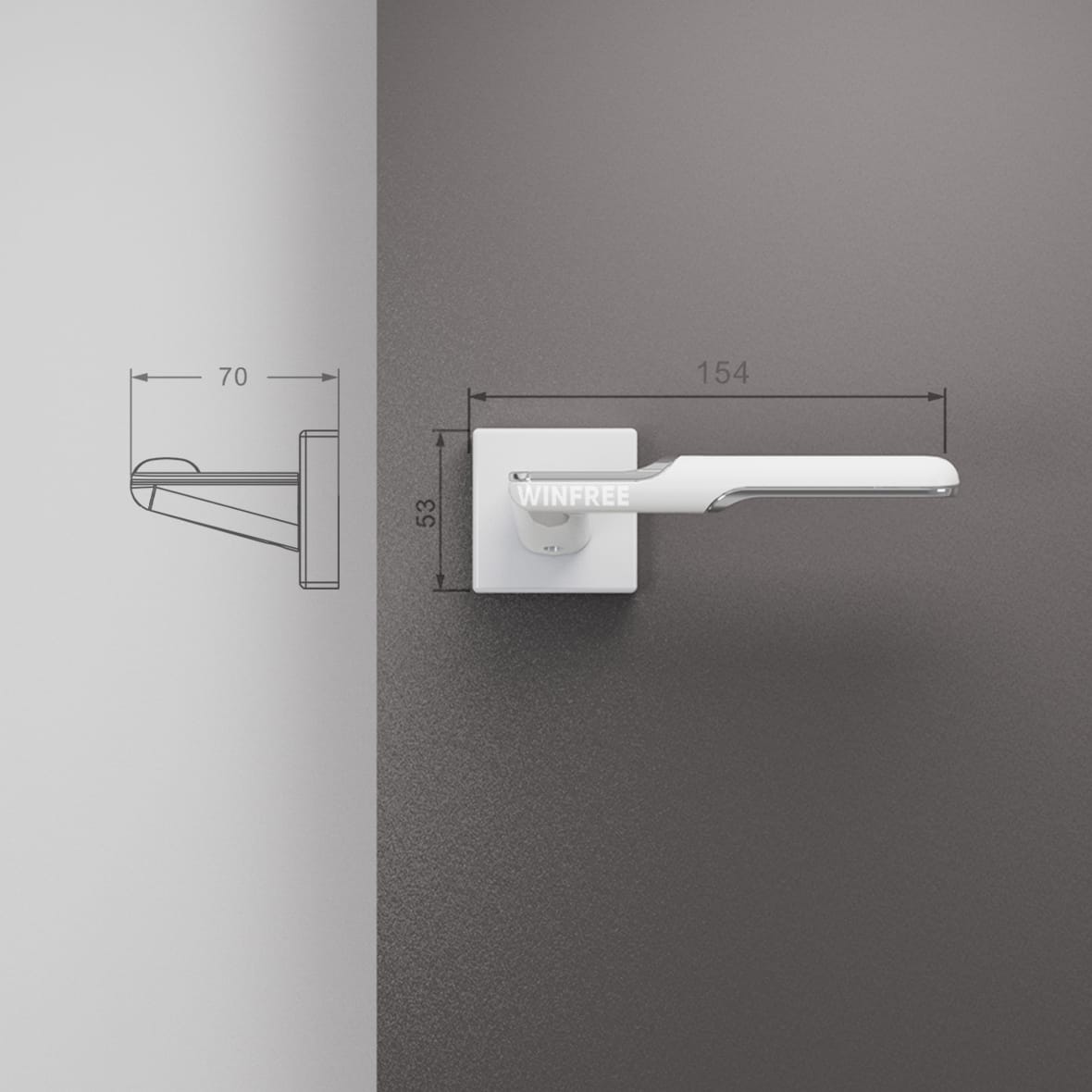 Khóa cửa tay gạt HC-337 - Ảnh 9