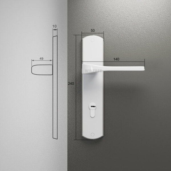 Khóa cửa tay gạt HC-104 - Ảnh 6