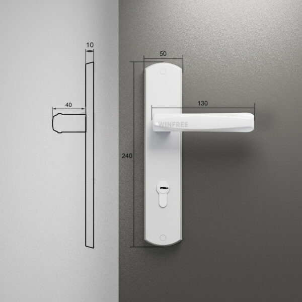 Khóa cửa tay gạt HC-105 - Ảnh 7