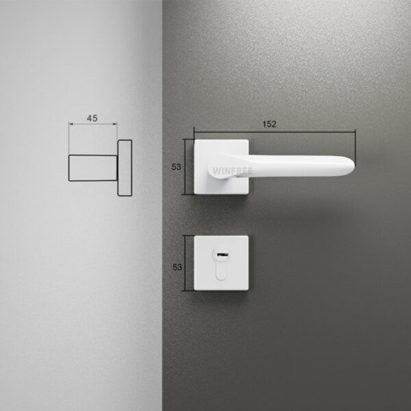 Khóa cửa tay gạt HC-102 - Ảnh 7
