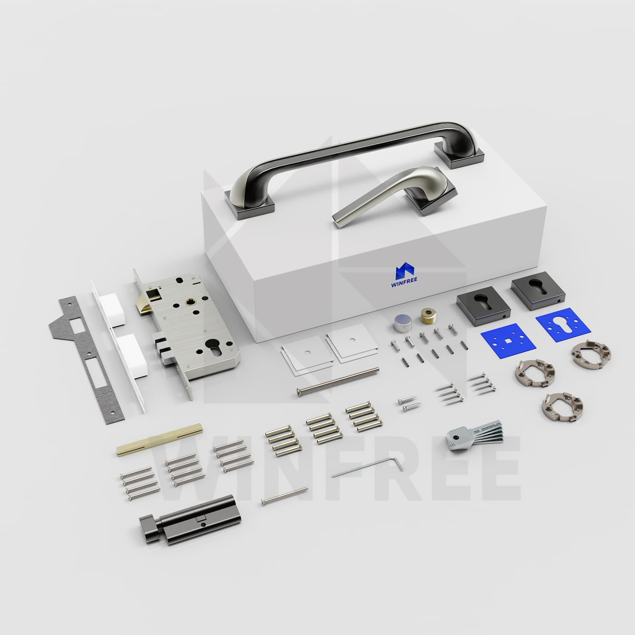 Khóa cửa tay gạt HB-274 - Ảnh 15