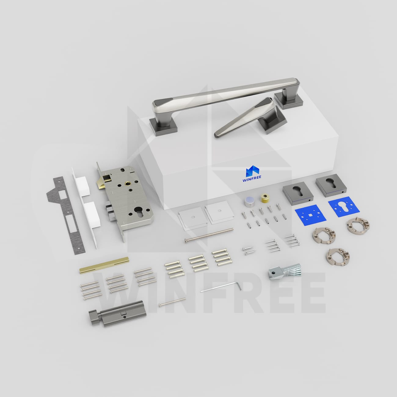Khóa cửa tay gạt HB-275 - Ảnh 9