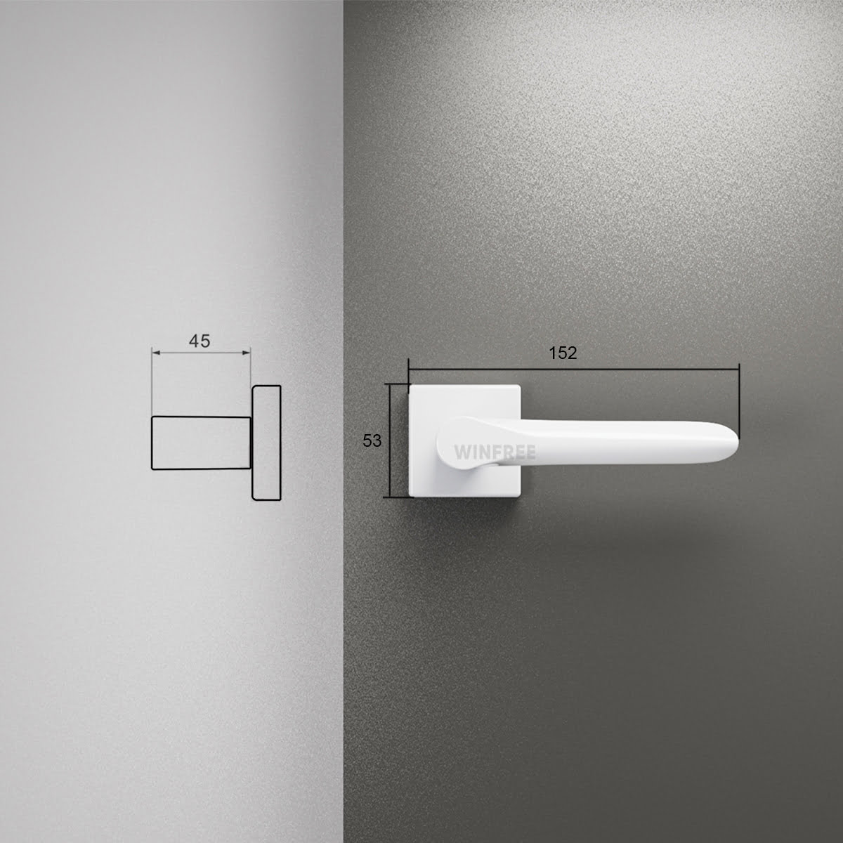 Khóa cửa tay gạt HC-102 - Ảnh 6