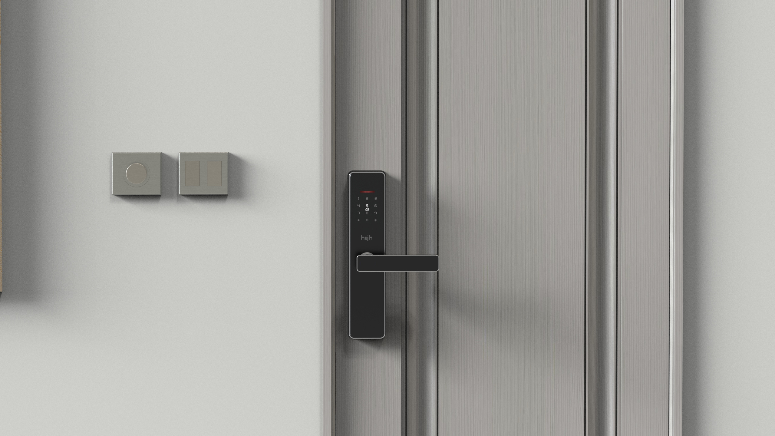 Khóa cửa thông minh thẻ từ & mật mã cho căn hộ, văn phòng WINFREE HC-P1 - Ảnh 2