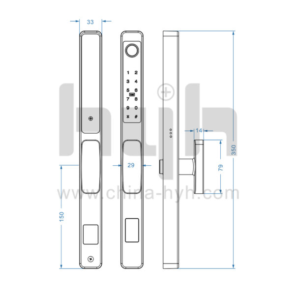 Khóa cửa thông minh WINFREE HC-X04 - Ảnh 4