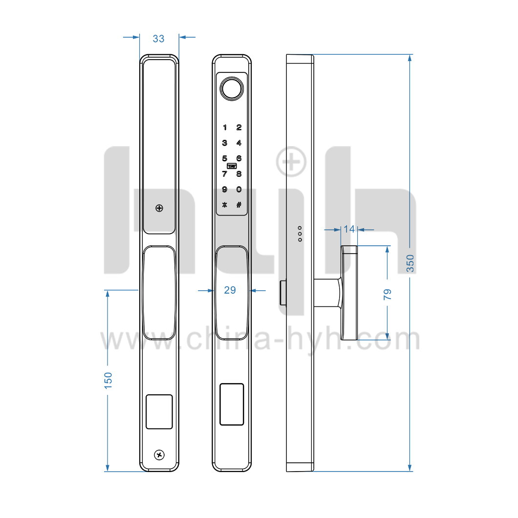 Khóa cửa thông minh WINFREE HC-X04 - Ảnh 4