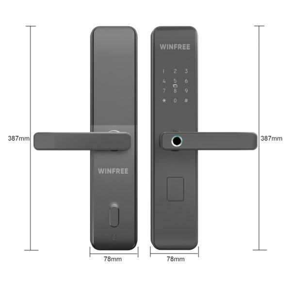 Khóa cửa thông minh WINFREE HC-D1 - Ảnh 8