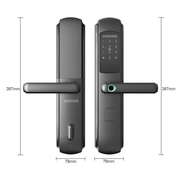 Khóa cửa thông minh WINFREE HC-D2 - Ảnh 6
