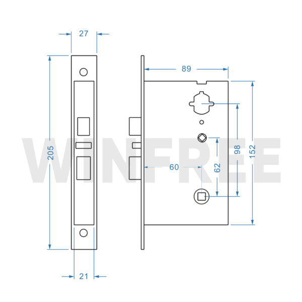 Khóa thẻ từ cho khách sạn WINFREE HC-F0103 - Ảnh 8