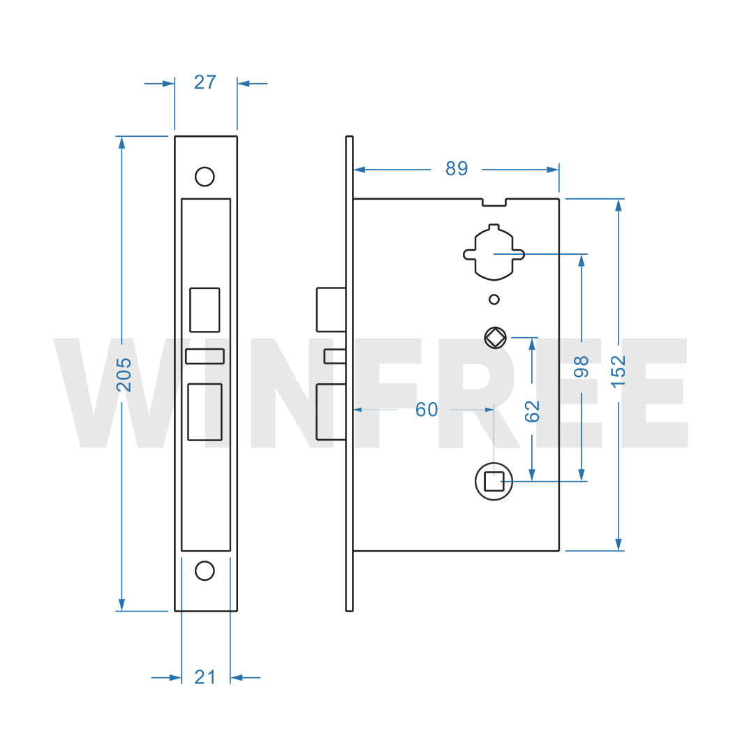 Khóa thẻ từ cho khách sạn WINFREE HC-F0103 - Ảnh 8