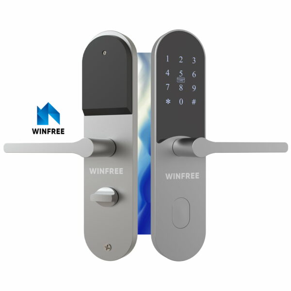 Khóa cửa thông minh thẻ từ & mật mã cho căn hộ, văn phòng WINFREE HC-P0202 - Ảnh 2