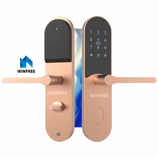 Khóa cửa thông minh thẻ từ & mật mã cho căn hộ, văn phòng WINFREE HC-P0202 - Ảnh 6
