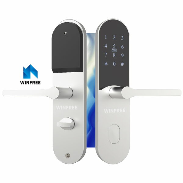 Khóa cửa thông minh thẻ từ & mật mã cho căn hộ, văn phòng WINFREE HC-P0202 - Ảnh 5