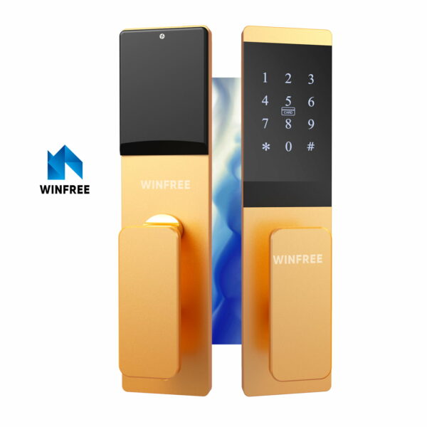Khóa cửa thông minh thẻ từ & mật mã cho căn hộ, văn phòng WINFREE HC-P0103 - Ảnh 4