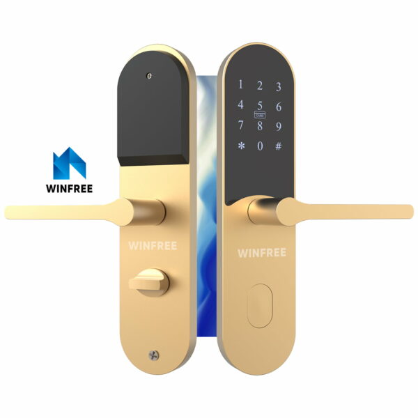 Khóa cửa thông minh thẻ từ & mật mã cho căn hộ, văn phòng WINFREE HC-P0202 - Ảnh 4
