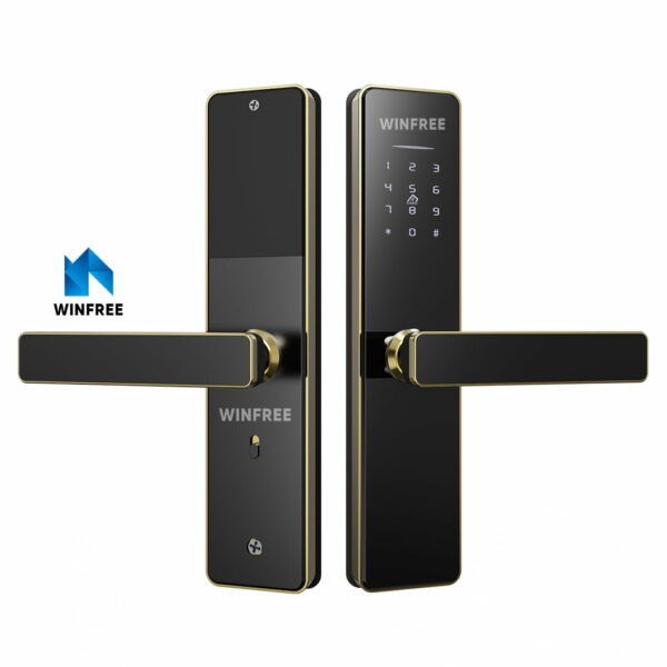 Khóa cửa thông minh thẻ từ & mật mã cho căn hộ, văn phòng WINFREE HC-P1 - Ảnh 4