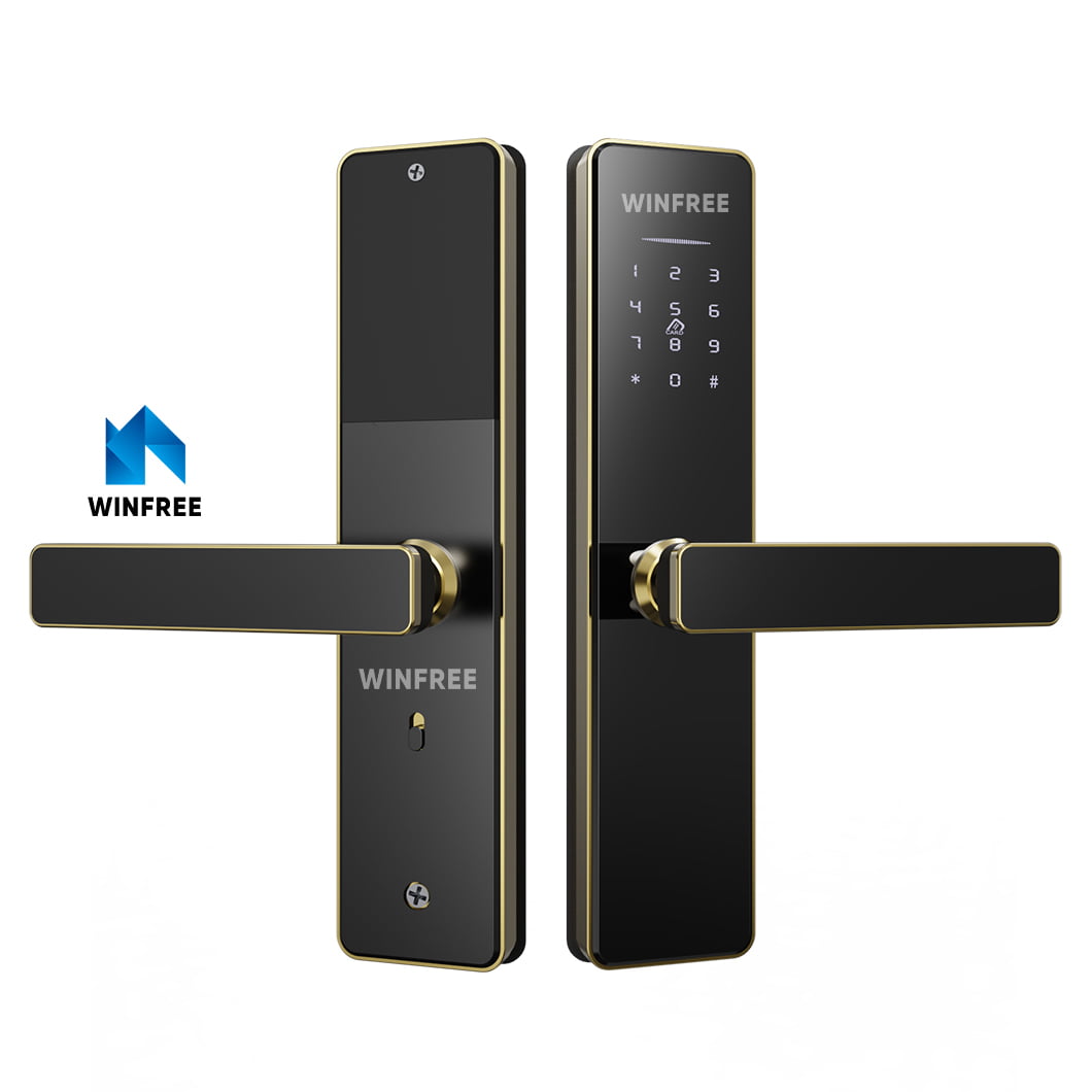 Khóa cửa thông minh thẻ từ & mật mã cho căn hộ, văn phòng WINFREE HC-P1 - Ảnh 4