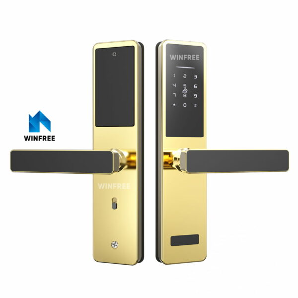 Khóa cửa thông minh thẻ từ & mật mã cho căn hộ, văn phòng WINFREE HC-P2 - Ảnh 2