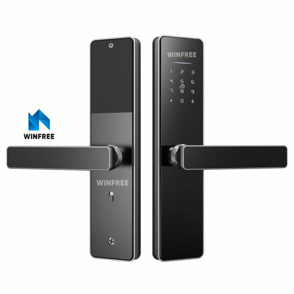 Khóa cửa thông minh thẻ từ & mật mã cho căn hộ, văn phòng WINFREE HC-P1 - Ảnh 3