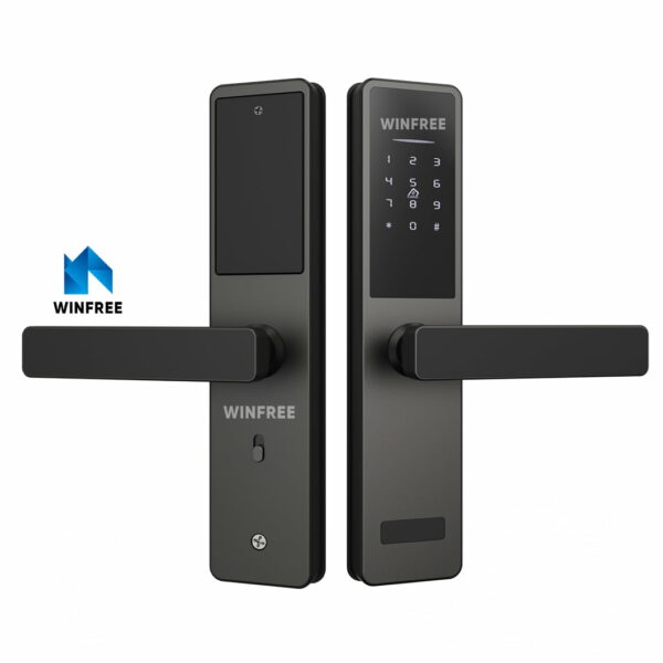 Khóa cửa thông minh thẻ từ & mật mã cho căn hộ, văn phòng WINFREE HC-P2 - Ảnh 3
