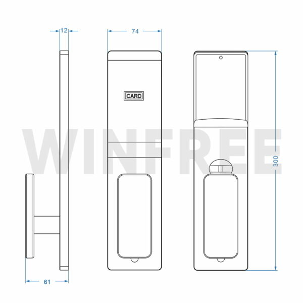 Khóa thẻ từ cho khách sạn WINFREE HC-F0103 - Ảnh 7