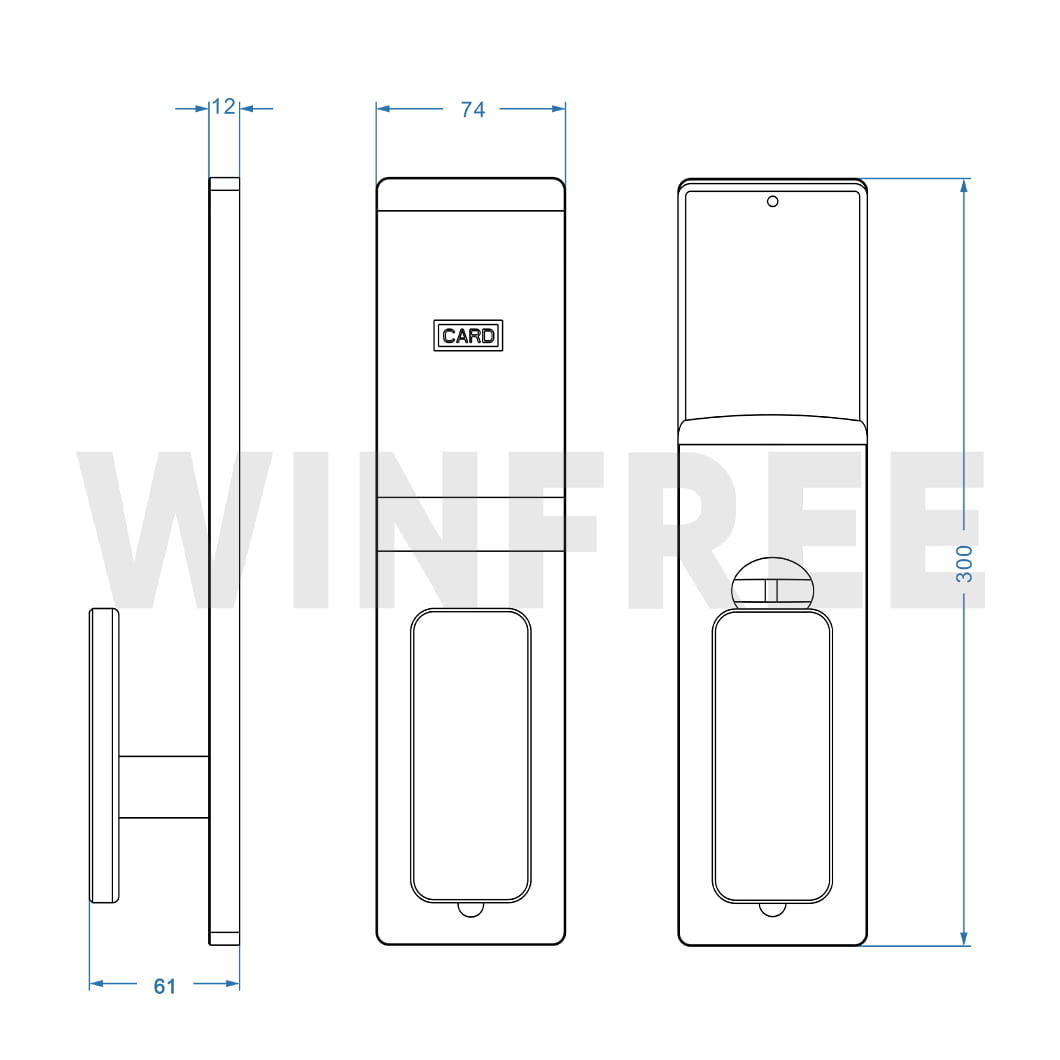 Khóa thẻ từ cho khách sạn WINFREE HC-F0103 - Ảnh 7