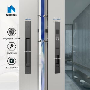 Khóa cửa trượt vân tay thông minh WINFREE HC-02