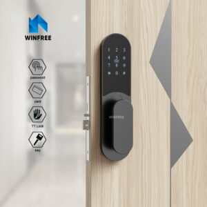 Khóa cửa thông minh thẻ từ & mật mã cho căn hộ, văn phòng HC-P0204