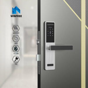 Khóa cửa thông minh thẻ từ & mật mã cho căn hộ, văn phòng WINFREE HC-P2