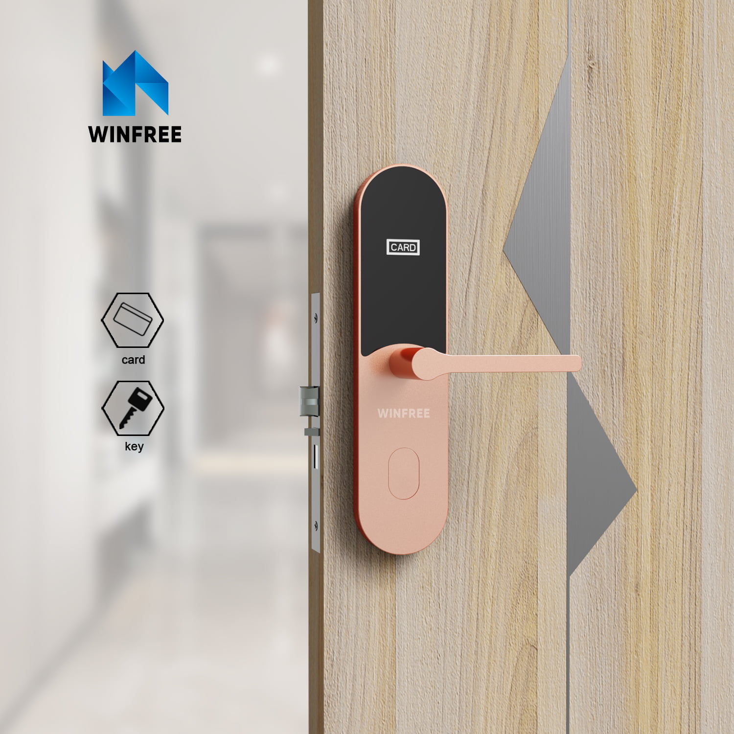 Khóa thẻ từ cho khách sạn WINFREE HC-F0202