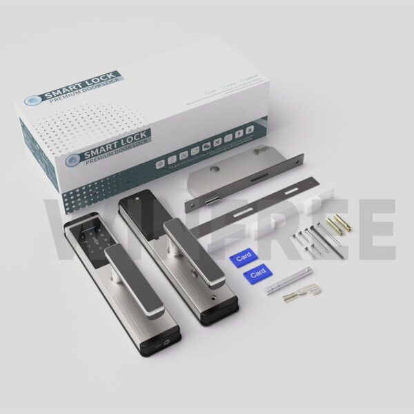 Khóa cửa thông minh thẻ từ & mật mã cho căn hộ, văn phòng WINFREE HC-P3 - Ảnh 7